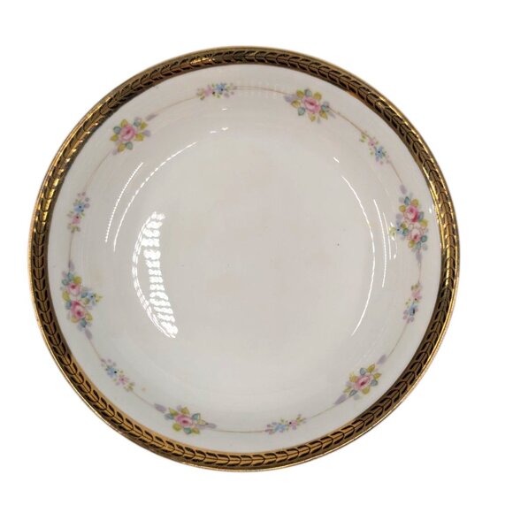 Noritake M Fruit Berry Bowl LOT OF 3 Roses Gold Encrusted N224 5.25" JAPAN - Picture 5 of 13